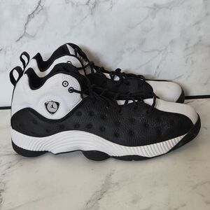 Nike Air Jordan Jumpman Team 2 White Black Mens Sneakers Shoes Size 13